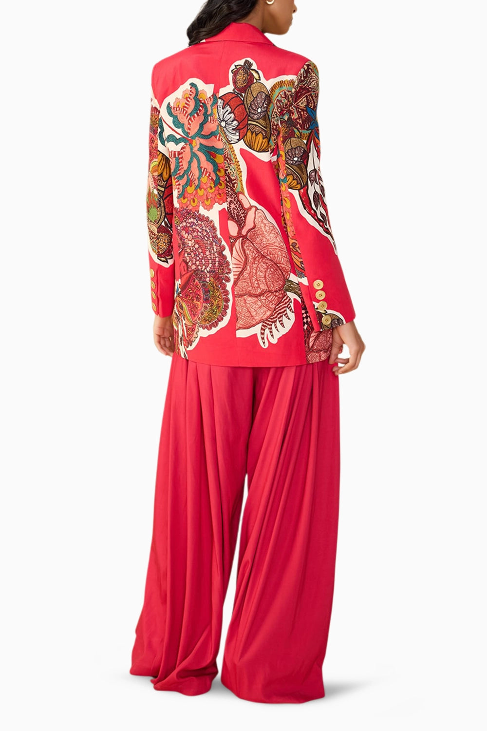 Solid Raspberry Palazzo