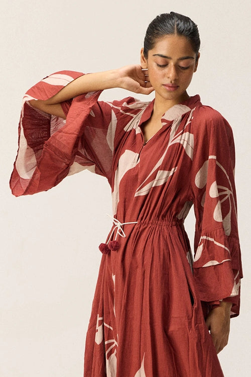 Red Terracotta Dress
