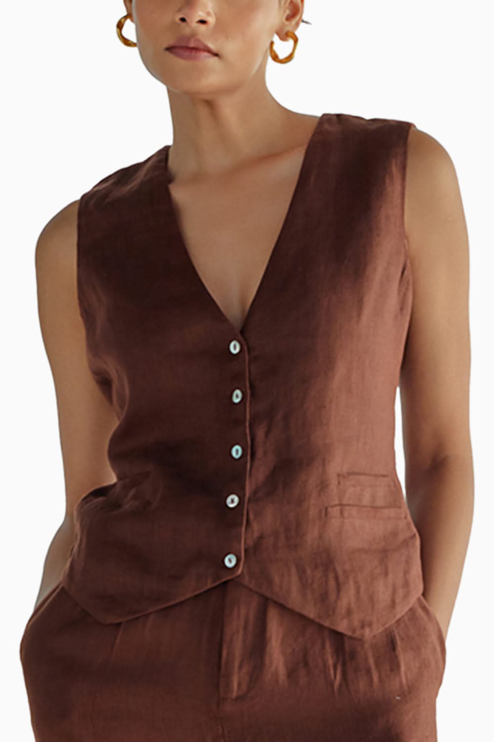 Claire Salento Vest and Trousers Set
