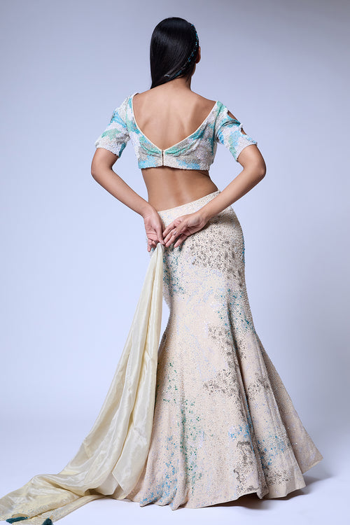 The Grain Lehenga Set