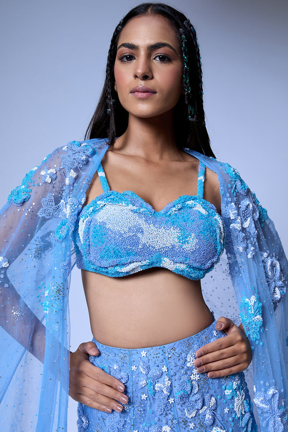 The Floral Burst Lehenga Set