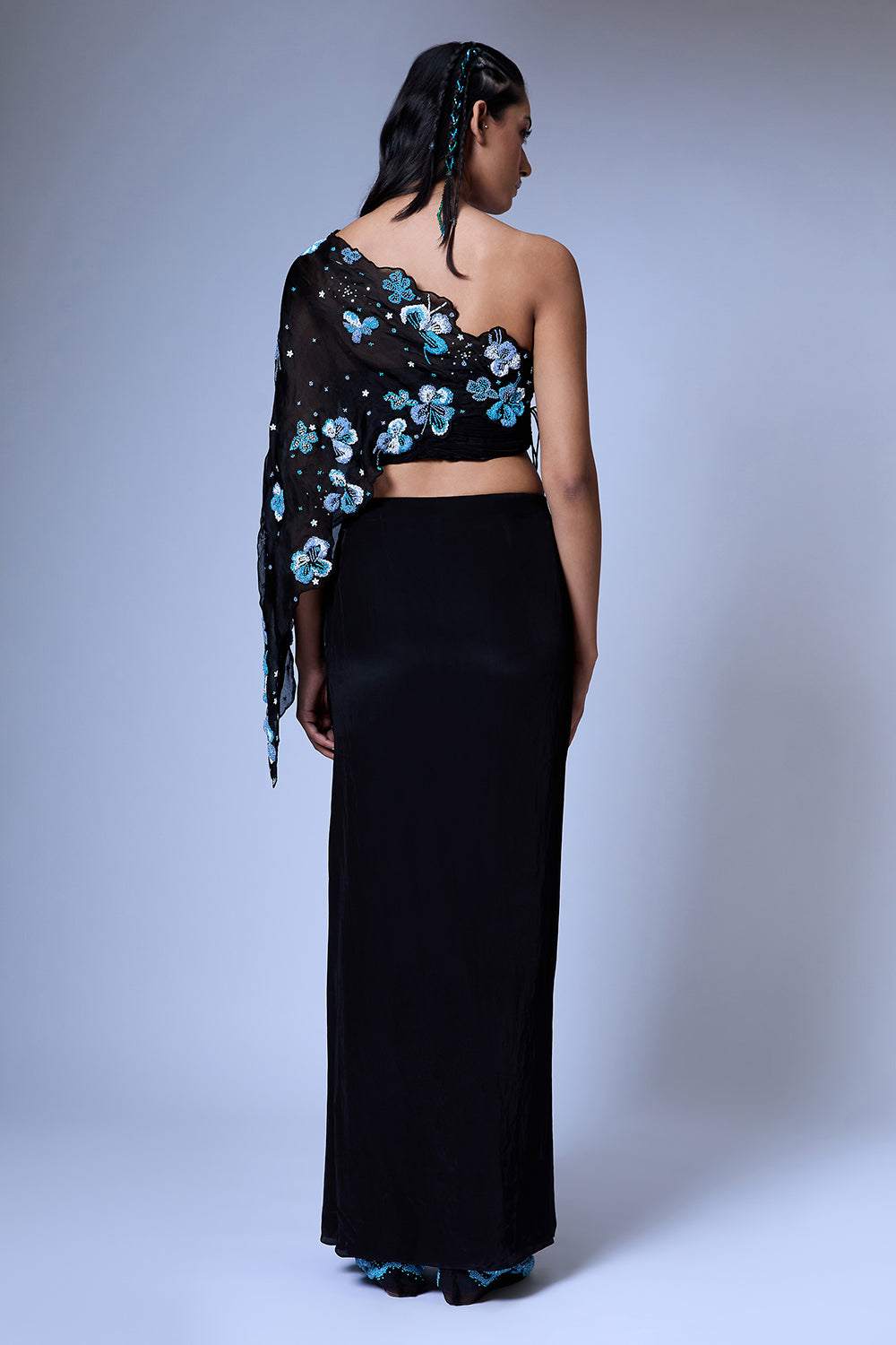 The Floral Burst Cape Set