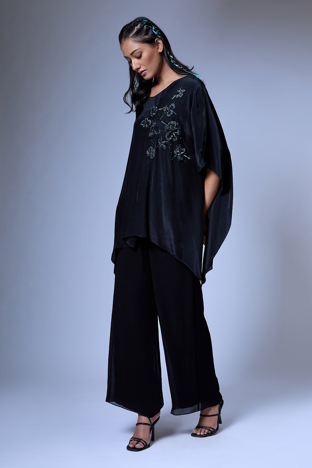 The Splatter Draped Top