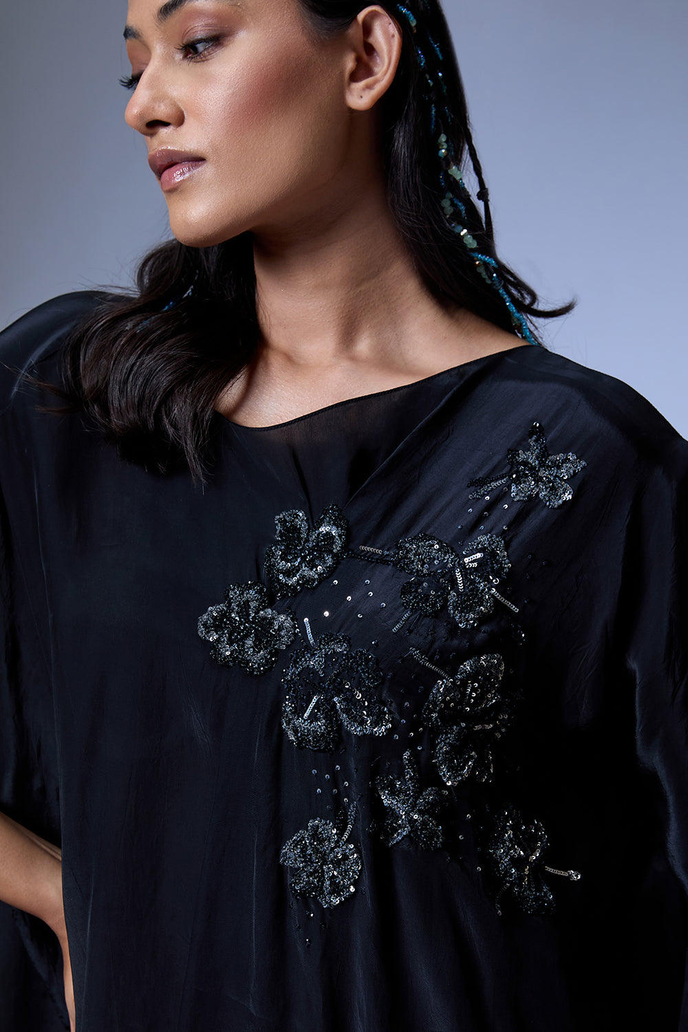 The Splatter Draped Top