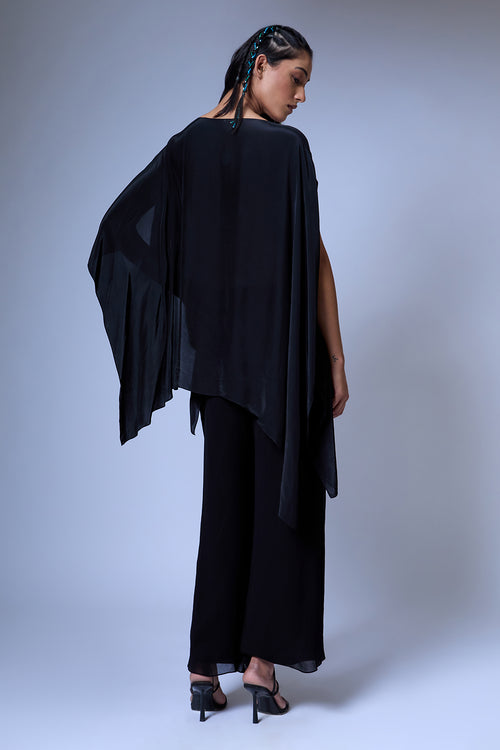 The Splatter Draped Top