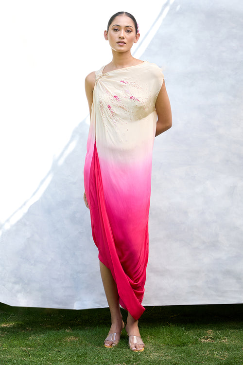 The Scatter Draped Dress