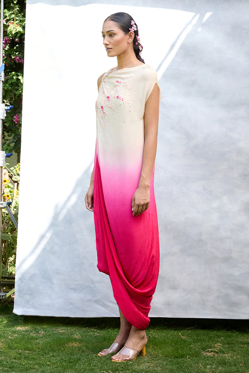 The Scatter Draped Dress