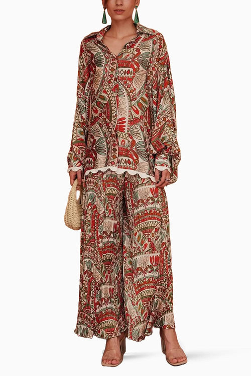 Moroccan print Co-ord set