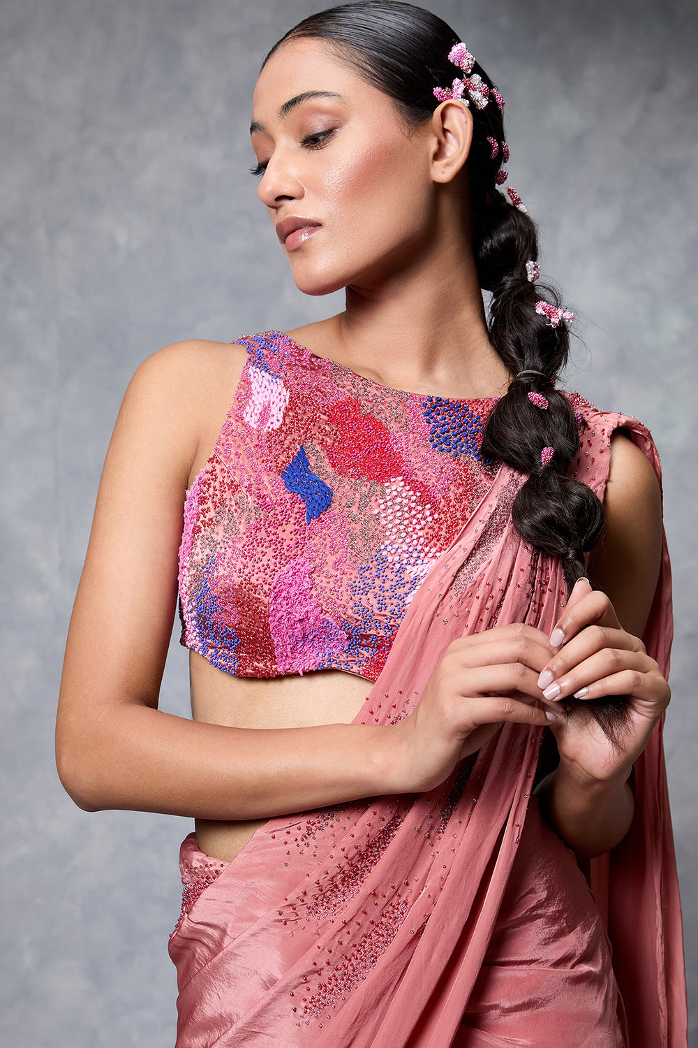 The Sprinkle Saree Set
