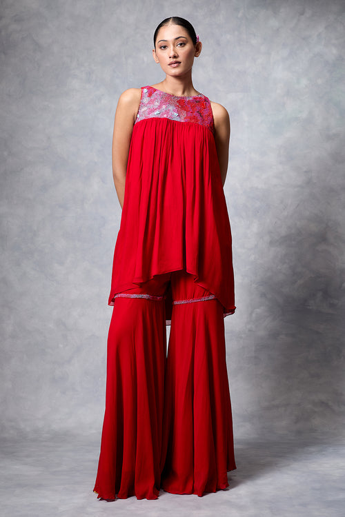 The Trickle Sleeveless Set