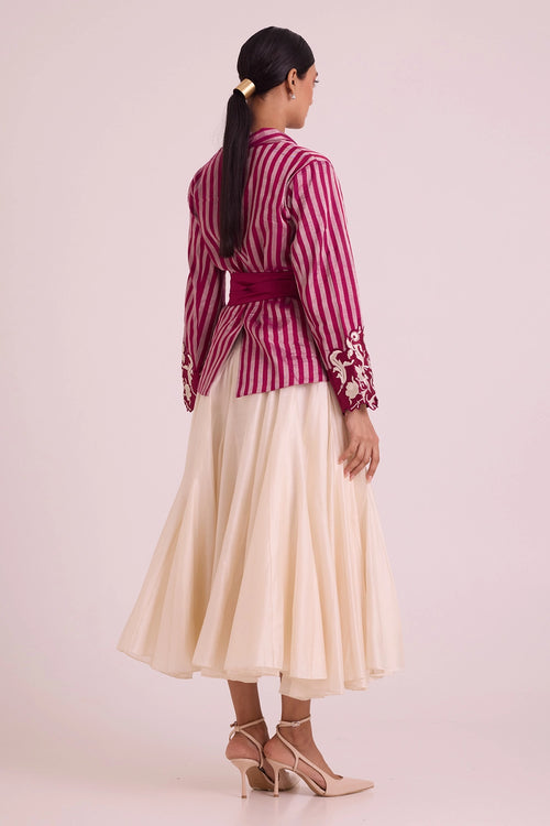 Pallava Monarch Blazer And Skirt Set