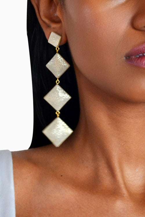 Diamond Danglers Gold