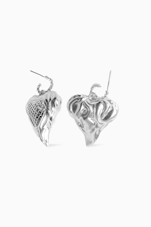 Cardi Earrings Silver Tone