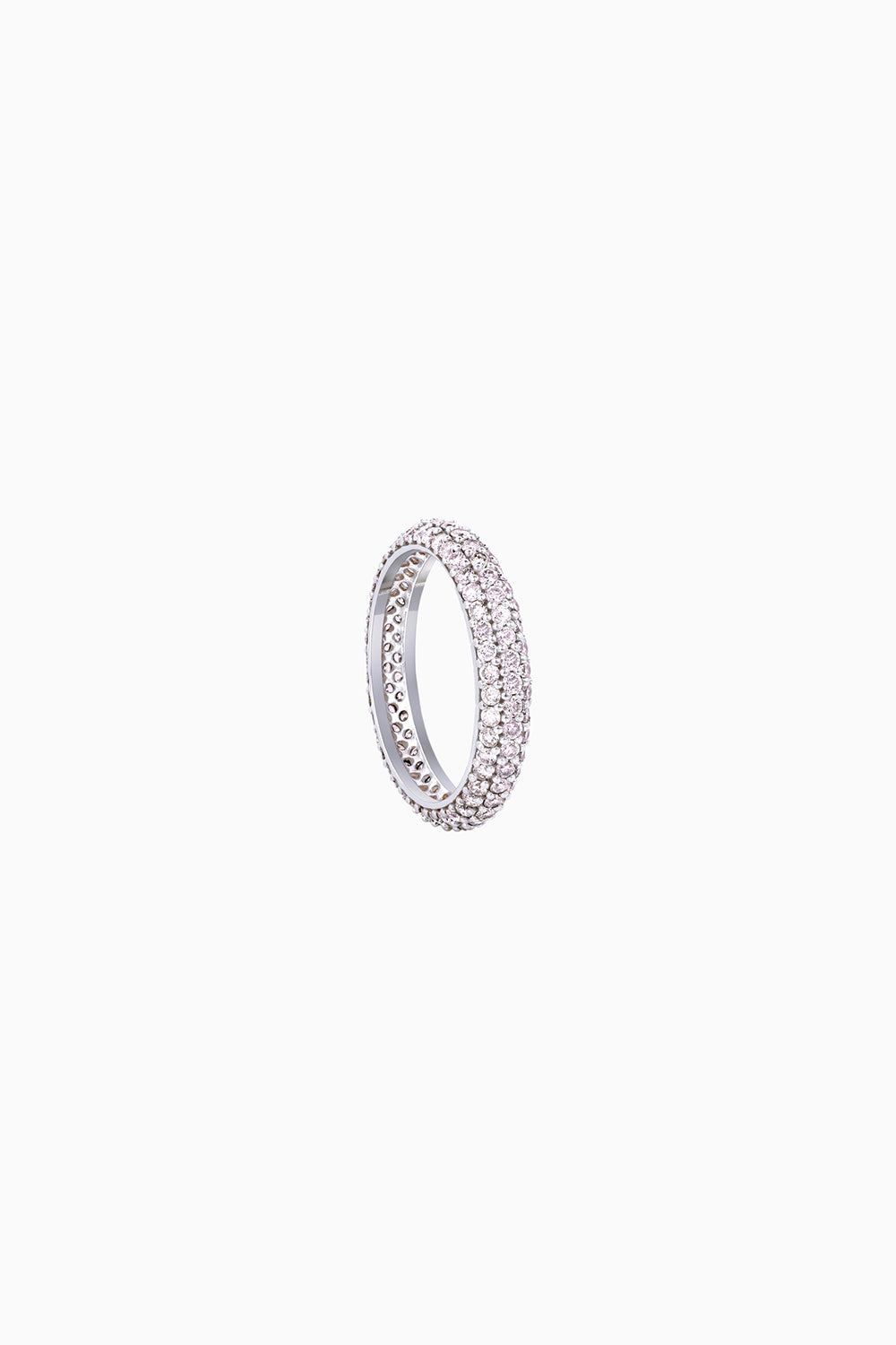 Classic 18KT Gold Diamond Stackable Ring