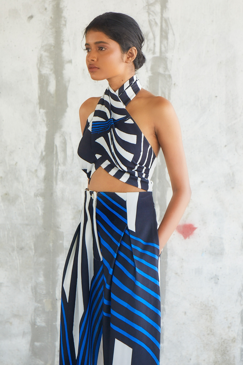 Striped Crop Co-ord