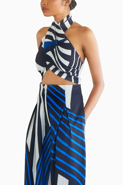 Striped Crop Co-ord
