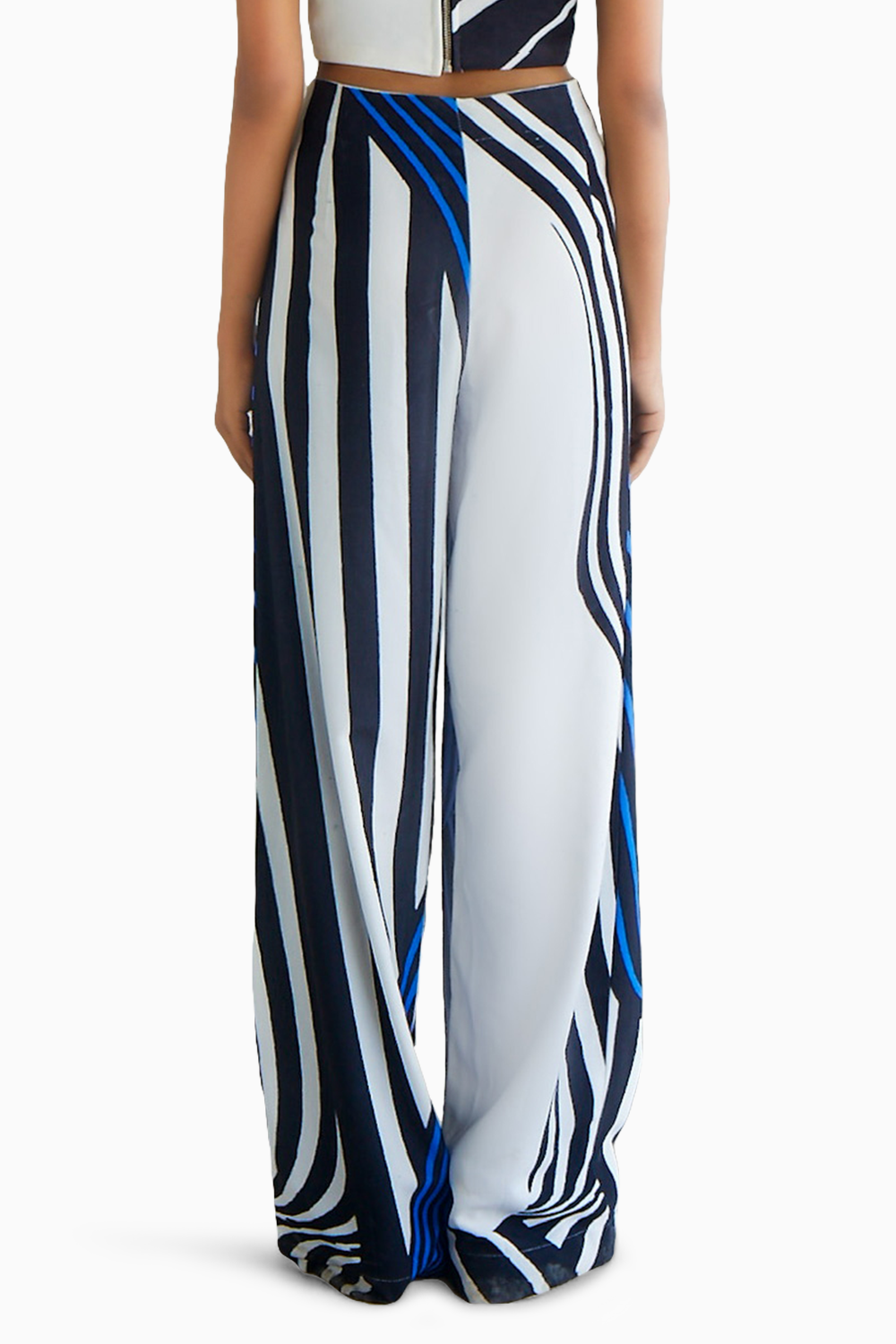 Striped Pleated Pants