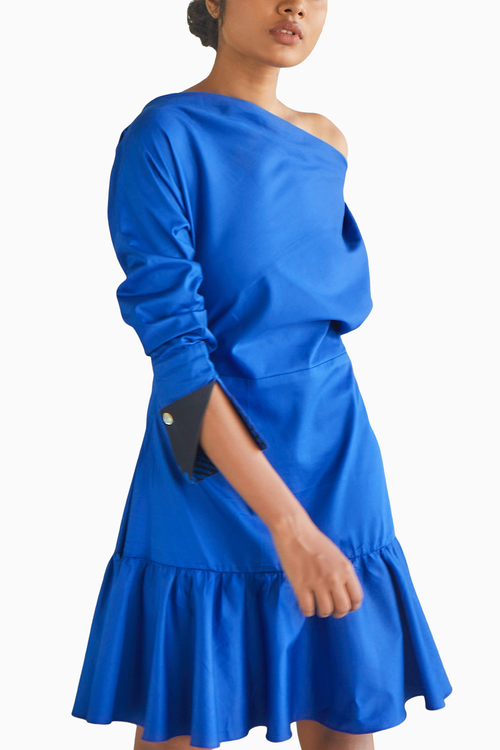 Windowleaf Sleeve Dress