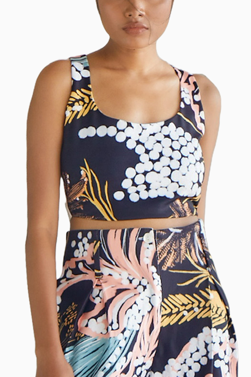 Window Leaf Crop Top