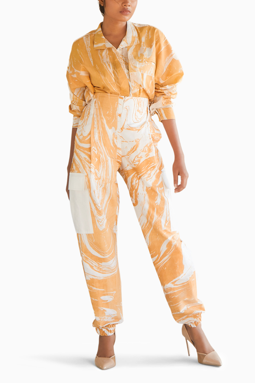 Marble Joggers Co-ord