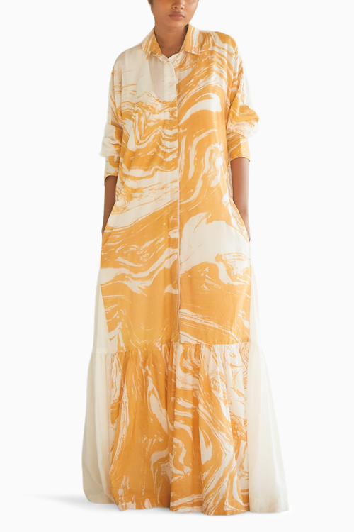 Marble Maxi Dress
