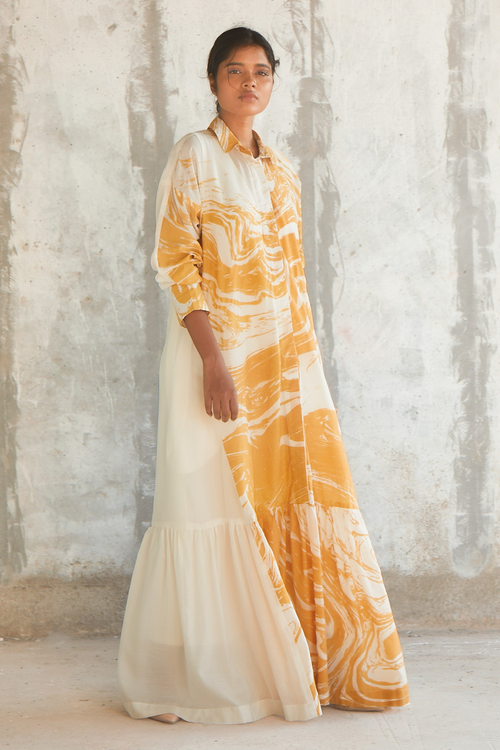 Marble Maxi Dress