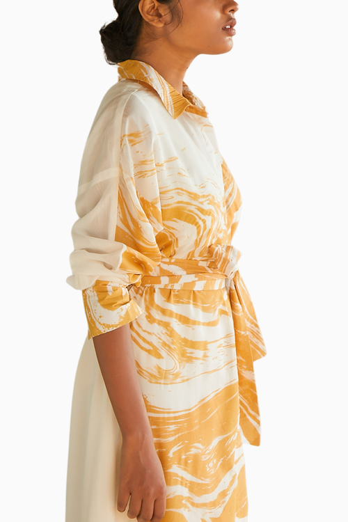 Marble Maxi Dress