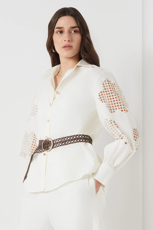 The Cream Cutwork Shirt