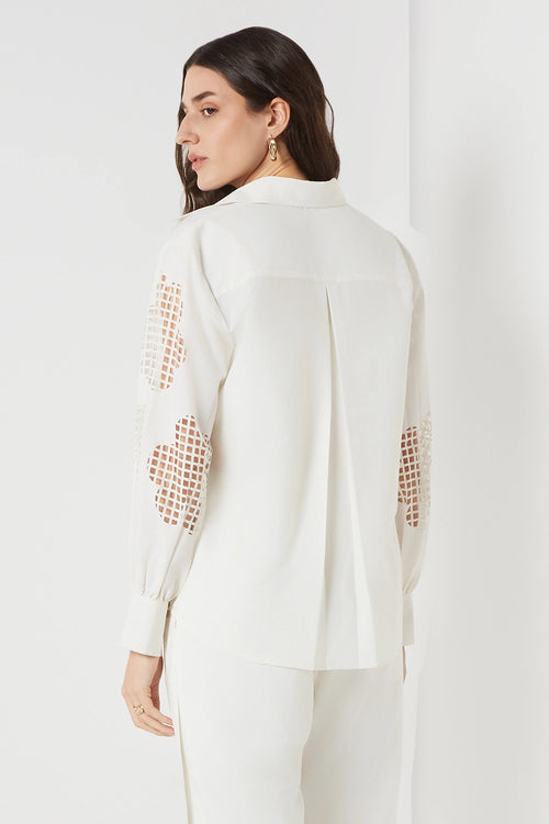 The Cream Cutwork Shirt