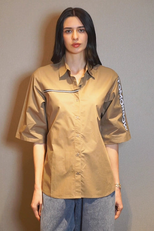 Tomorrow Brown Shirt