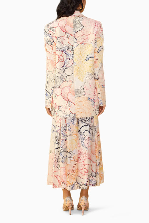 Aura Scratches Miranda Blazer with Delfie Waistcoat and Polina Trouser