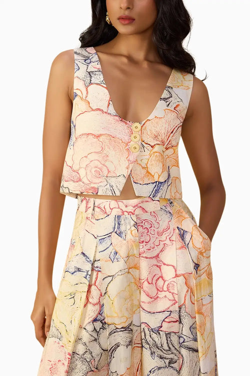 Aura Scratches Delfie Waistcoat