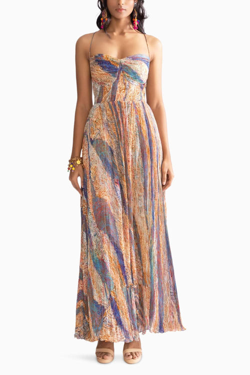Kiara Multi Pleated Dress