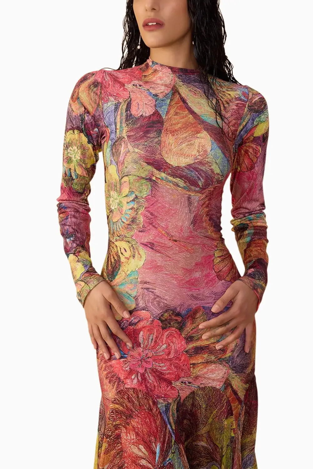 Floroscent Daisy Maeva Dress
