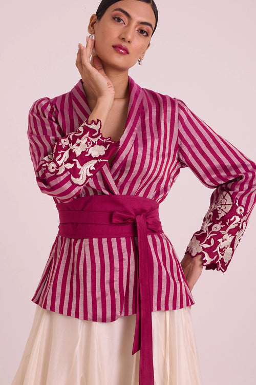 Pallava Monarch Blazer And Skirt Set