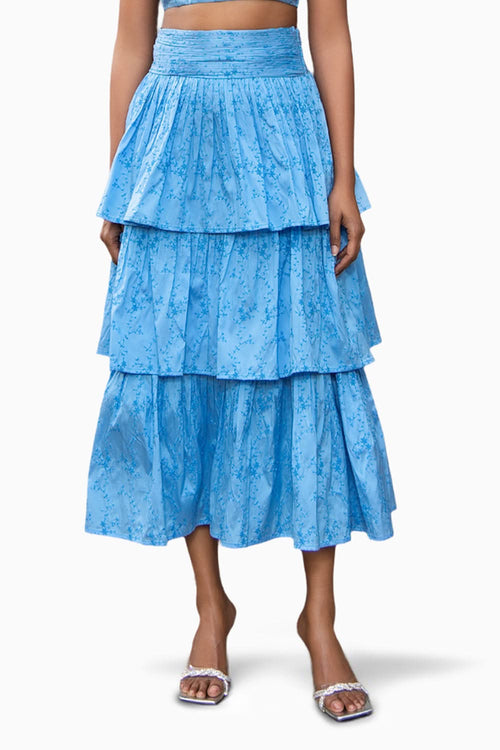 Sicilia Sky Blue Skirt
