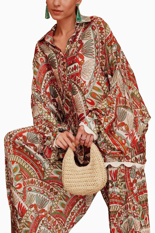Moroccan print Co-ord set