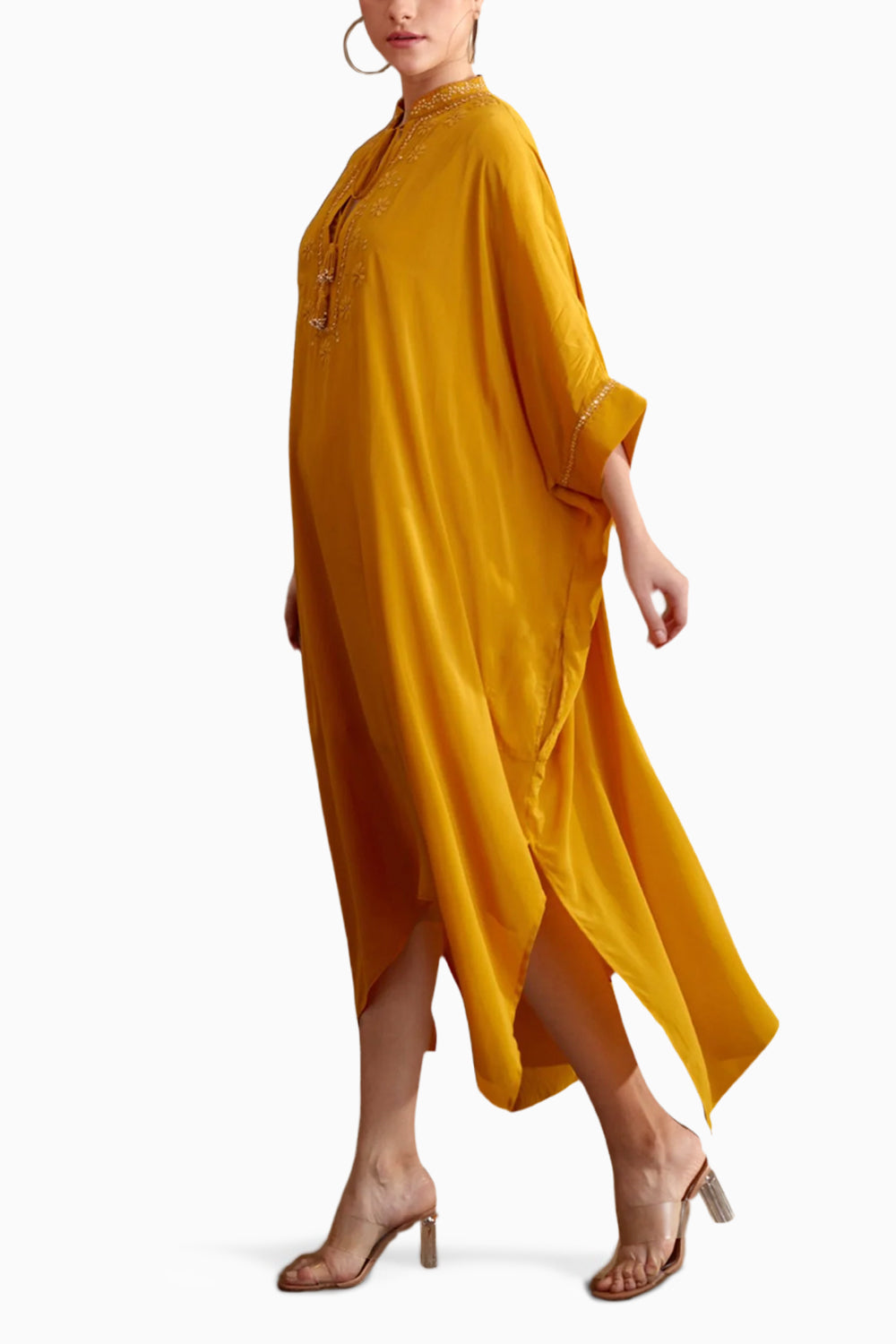 Ochre Kaftan Dress