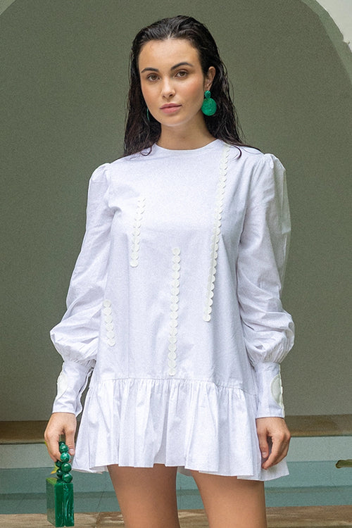 White Paloma Dress