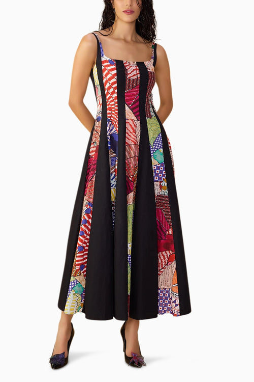 Elaine Black Spectrum Dress