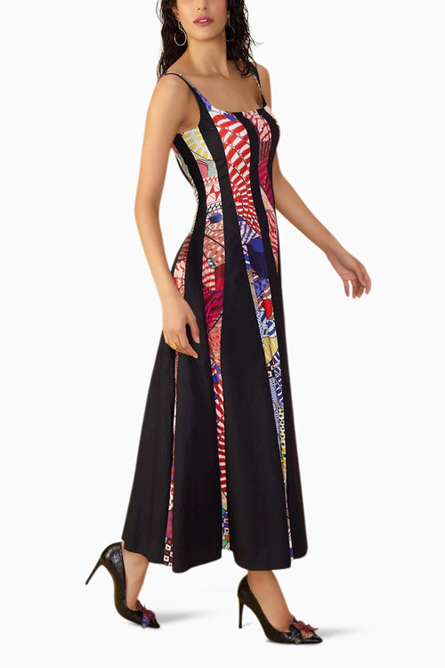 Elaine Black Spectrum Dress
