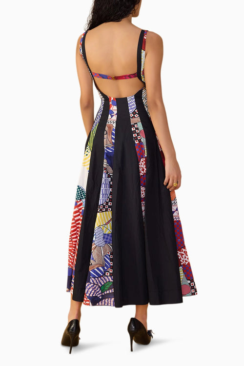 Elaine Black Spectrum Dress