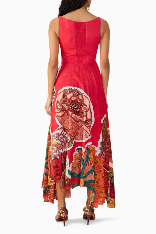 Red Velvet Neva Dress