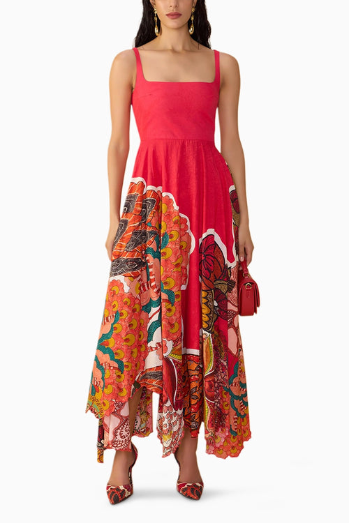 Red Velvet Neva Dress