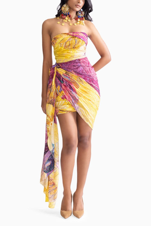 Lyra Yellow Dress