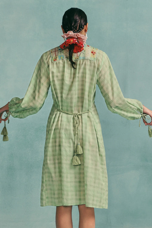 Mint Flora Shirt Dress