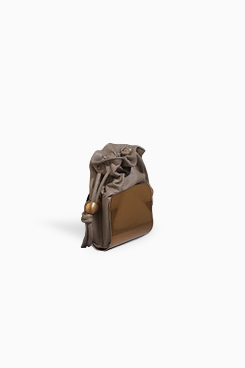 Taupe Moulded Potli