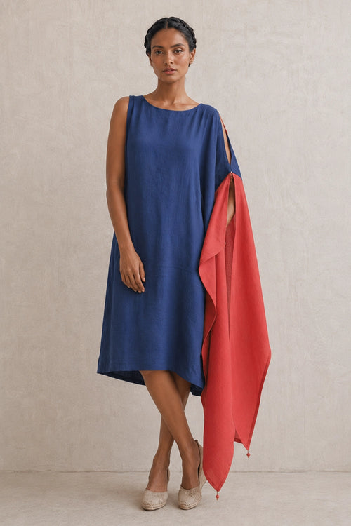 Midnight Reef One Side Kaftan
