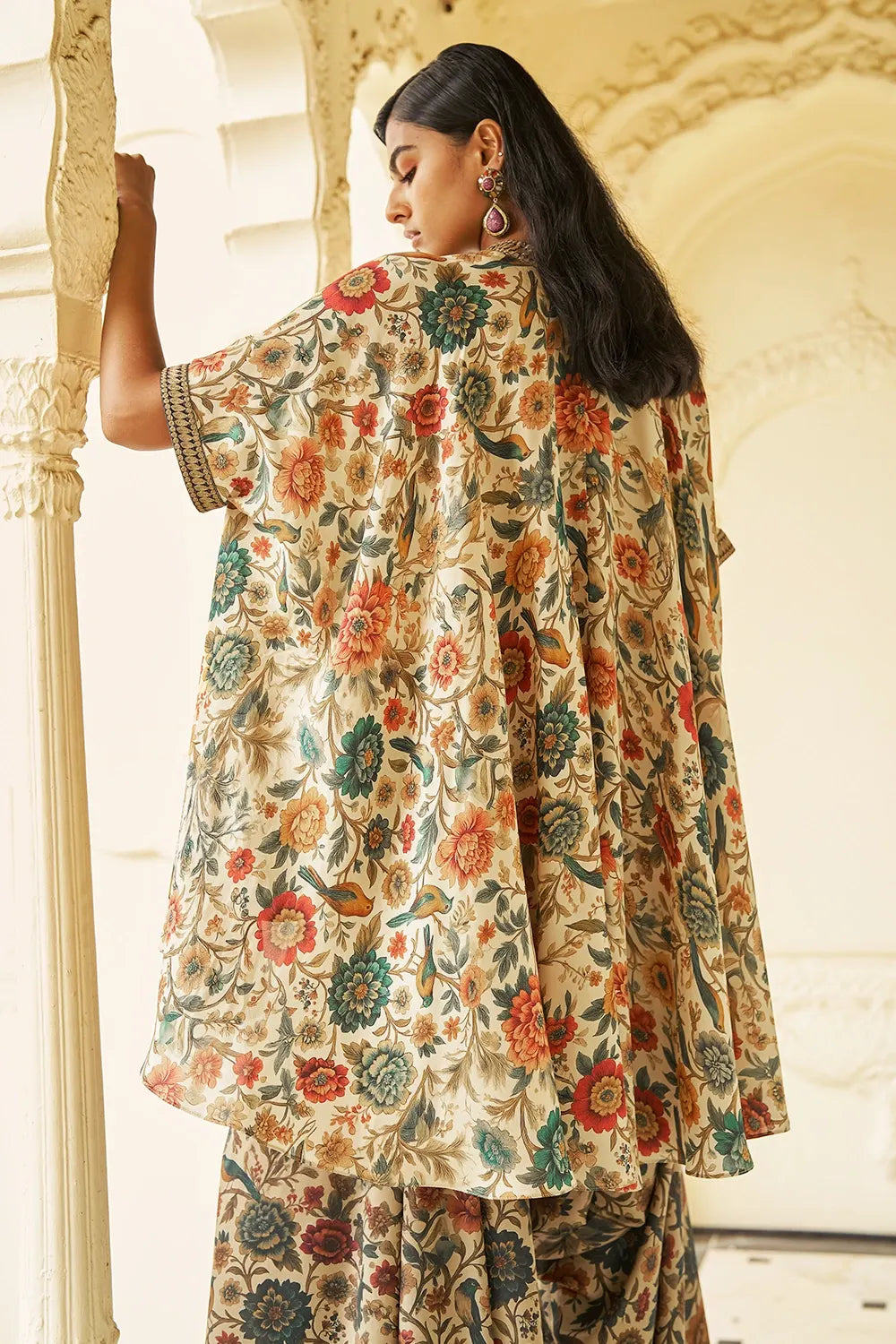 Heritage Embroidered Garden Print Top