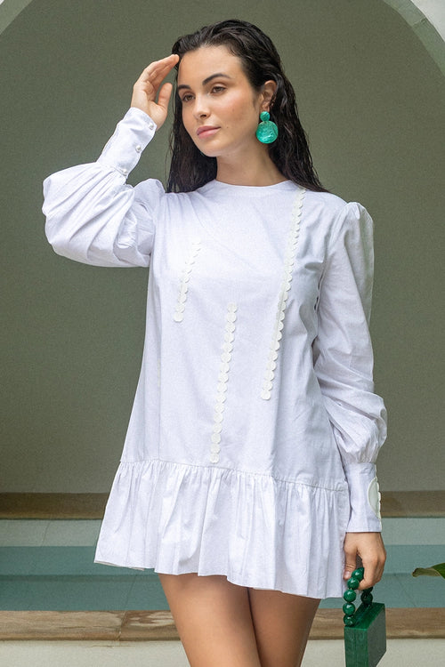 White Paloma Dress